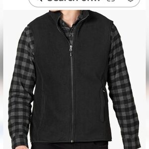 NWT AMAZON ESSENTIALS FLEECE VEST